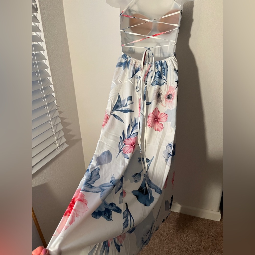 Sheilay summer dress with open back size M - Picture 12 of 13